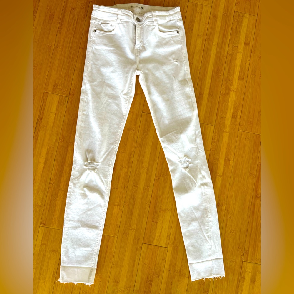 Zara Skinny Mid Rise Jeans